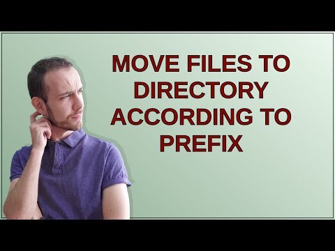 Unix: move files to directory according to prefix