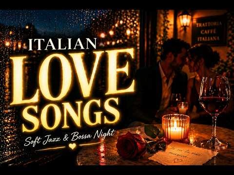 Italian Love Songs 🇮🇹 Romantic Vocals, Soft Jazz & Bossa Nova Night
