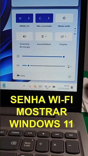 Discover your Wi-Fi password on Windows 11.