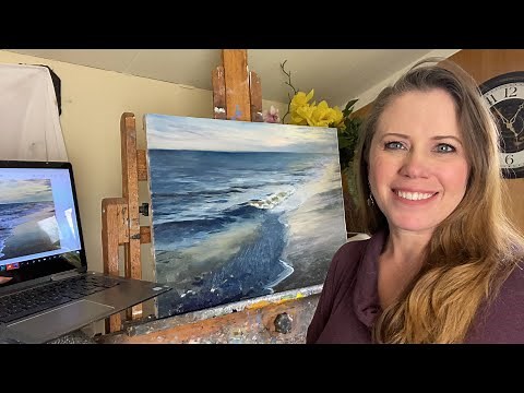 Live Friday Tips & Techniques for Oil Painting: Painting Sea Foam with Jessica Henry Gray