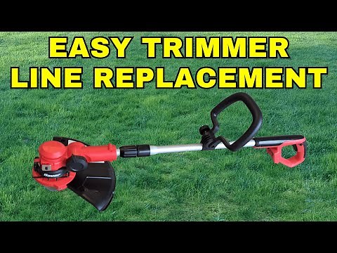 How to Rewind Bauer String Trimmer Line