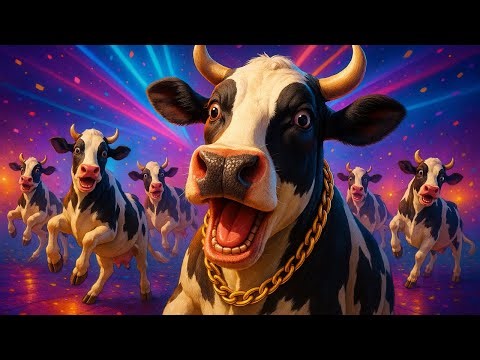 100% Viral Cow Dance Party 🐮🔥 | Cow Song 2025 | Funniest Cow Moments