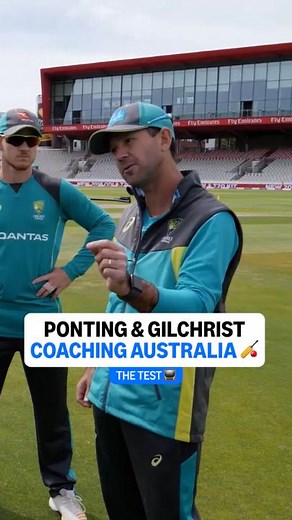 Name a better coaching duo than these two... we'll wait 😎🏏 #cricket #RickyPonting #AdamGilchrist #AusCricket