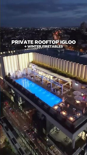 [ NEW ] THIS ROOFTOP JUST LAUNCHED A PRIVATE IGLOO DINING EXPERIENCE ❄️
