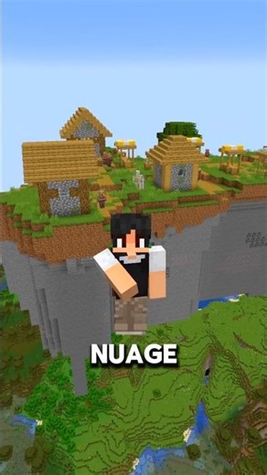 UN VILLAGE FLOTTANT!! ⛏️☁️ #minecraft #horreur #gaming #gaming #gamingfr #minecraftbuilding