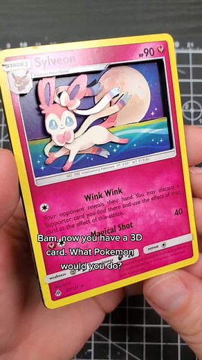 DIY 3D Pokemon Card Craft Tutorial