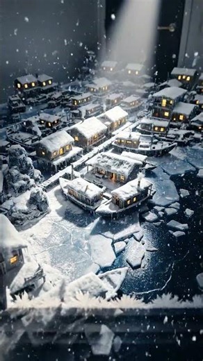 Miniature Ancient Viking Village: ASMR Nordic Diorama with Ships, Fjords, and Viking Culture