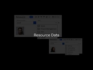 How to create Resources and fill in Data Fields in Ganttic