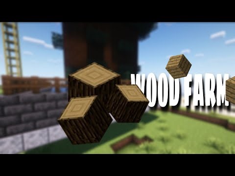 WOOD FARM 1.21! (FAST & SIMPLE MINECRAFT TUTORIAL)