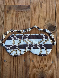 Night Mask, Skull Pattern, Cotton, Fleece, Elasticated Head Strap, Sleep Mask, Rest Mask - Etsy