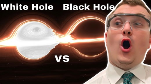 What happens when a black hole and white hole collide? - Nuclear engineer reacts to Action Lab