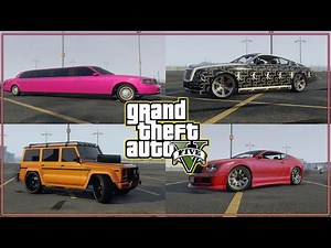 GTA V - All New RARE Luxury Car Spawn Locations in Story Mode (XBOX, PC, PS4, PS5)