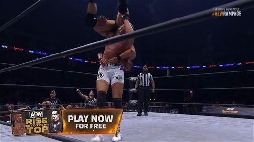 2.7K views · 117 reactions | Roderick shows off impressive power of his own! Watch #AEWRampage on TNT! | All Elite Wrestling | Facebook