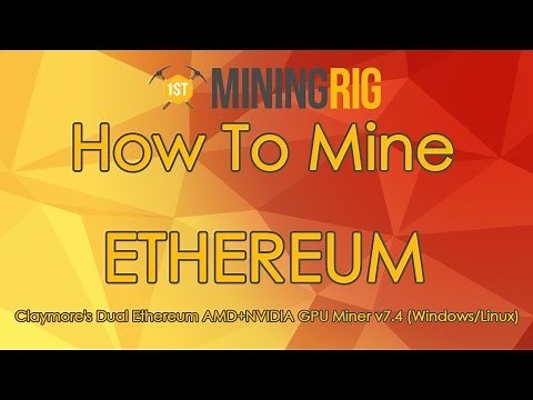 How to Mine Ethereum Only With Claymore's Dual Miner