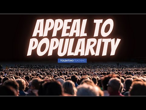 Ad Populum (Appeal to Popularity): Lesson and Activity