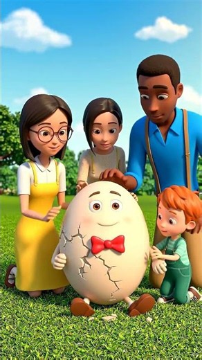 Humpty Dumpty sat on a wall #viral #new #kids