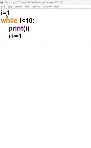 WHILE LOOP IN PYTHON||FOR LOOP||PYTHON PROGRAMING