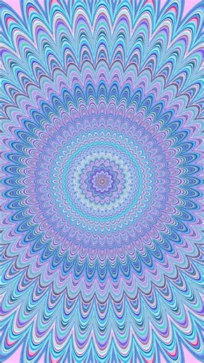 Nature Mandala Pattern for Mindful Viewing