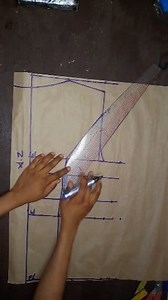 How to Properly Draft Back Bodice of Princess Dart (Full Blouse Length). #princessdart #princessdartbustier #bustier #diy #patterndrafting #patternmaking #sewing #sewingtutorial #sewingproject #pattern | Josephine Joseph Baiye