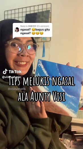 Tips Melukis Ngasal ala Aunty Visi yang Simpel