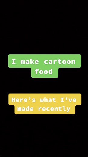 Delicious Cartoon Food Creations