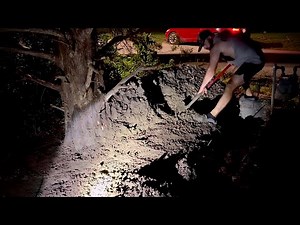 How to backfill a plumbing trench by hand