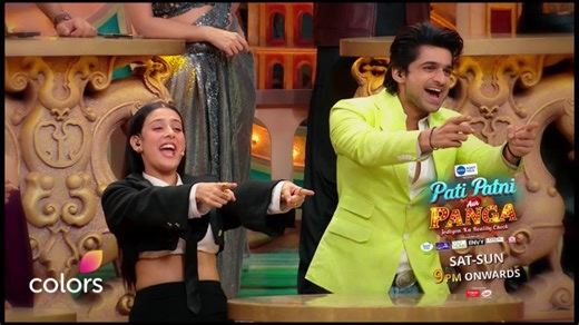 Non stop panga aur full on entertainment rahega jaari, lekin naye samay par matlab raat 9 baje! 🤩 Dekhiye #PatiPatniAurPanga - Jodiyon Ka Reality Check, har Sat-Sun raat 9 baje, #Colors aur JioHotstar par. NIVEA SugarFree Cadbury Dairy Milk Pour Home ENVY Perfume L'Oréal Paris Amazon Home India Colgate India #CatchFoods Sonali Bendre Behl Munawar Faruqui #AbhishekKumar #IshaMalviya Gurmeet Choudhary Debina Bonnerjee #RubikaDilaik #AbhinavShukla Hina Khan #RockyJaiswal Avika #MilindChandwani Swa