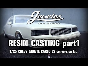 Resin casting part 1 the 1/25 Monte Carlo LS conversion kit