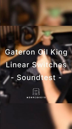 Gateron Oil King Soundtest - Neo65 Core Plus - KAP Disconnected Dark | MonacoKeys