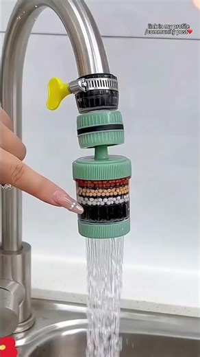 Install this new detachable faucet filter!Fits all sizes!Reusable, clean, and safe for your family!