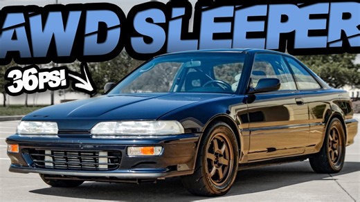 AWD B-Series Turbo Acura Integra SLEEPER - The PERFECT DA9 Build! (Non-VTEC 9 Second 1/4 Mile!) | That Racing Channel