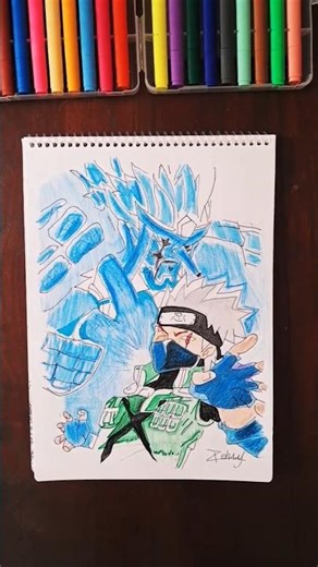 Kakashi with susanoo drawing challenge