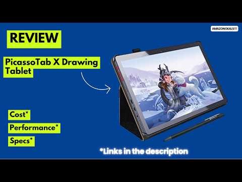 PicassoTab X 10" Drawing Tablet Review No Computer Needed | Best Tablet for Beginner Digital Artists