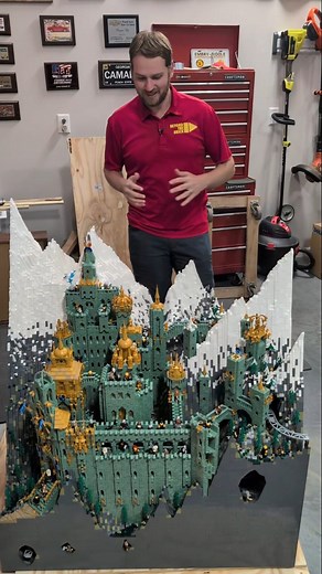 27K views · 385 reactions | LEGO Dwarf Mountain Fortress with 250,000 Pieces by Intenns Bricks | Beyond the Brick | Facebook