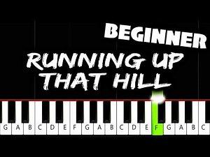 Kate Bush - Running Up That Hill - BEGINNER Piano Tutorial