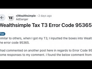 How To Resolve CRA Error Code 95365?