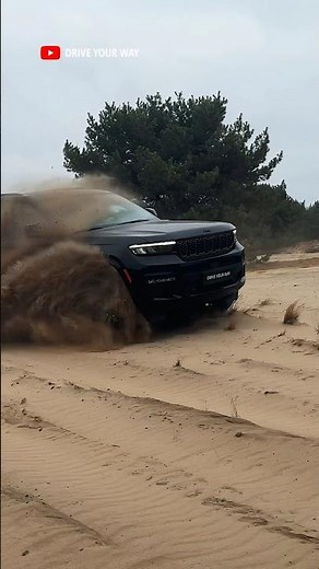 Driving fun with Jeep Grand Cherokee - watch the full video on our channel! #car #automobile #jeep