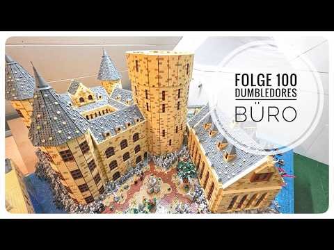 Hogwarts (Harry Potter) made of building blocks – Episode 100 - Dumbledore's Office // Pennybricks