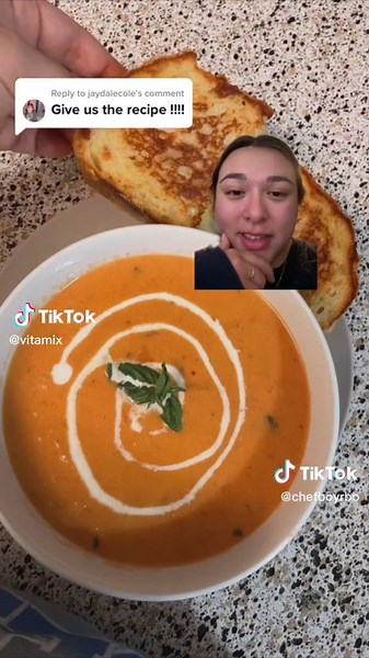 Delicious Tomato Soup Recipe with Immersion Blender