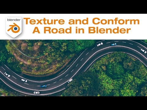 Texture and conform a road in in under 4 mins!
