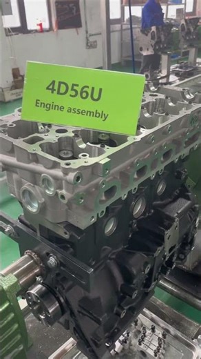 Mitsubishi 4D56U engine assembly #engine #carengine #Mitsubishi #4D56U