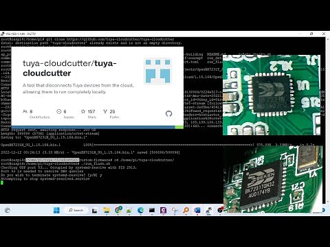 Flash OTA using tuya-cloudcutter (tuya-convert for non-esp Tuya device)