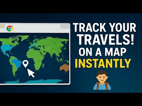 How to Track Countries You’ve Visited on a Map Using a Chrome Extension 🌍