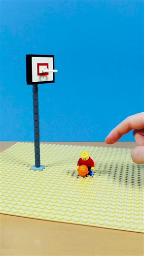 LEGO Basketball Stop-Motion! 🏀 #lego #animation
