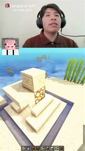 sandcastle in minecraft #minecraft #minecraftshorts #minecraftmemes