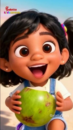 തേങ്ങ പാട്ട് - Coconut Song | Malayalam Nursery Rhymes for Children's | Galatta Kids | Shorts