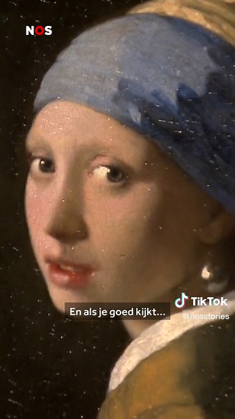 Meisje met de parel is een werk van Johannes Vermeer, een hele bekende schilder 👨‍🎨 Het is zijn bekendste werk en werd tussen 1665 en 1667 gemaakt. #Vermeer #Meisjemetdeparel #kunst #Mauritshuis #NOSstories