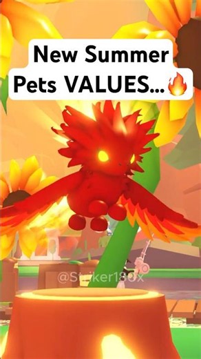 NEW Summer Pets VALUES in Adopt Me...🔥#roblox #adoptme