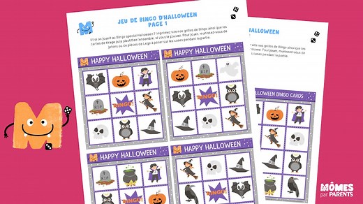 Jeu de BINGO spécial Halloween à imprimer