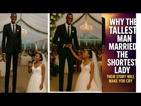 Why the Tallest Man Married a Shortest lady -Wedding interview that melted hearts